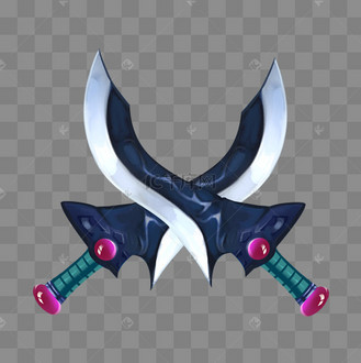 原画游戏q版双刀