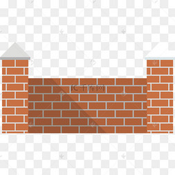 png下载psd卡通灰色砖墙插画下载 png下载psd红砖墙壁炉剪贴画下载