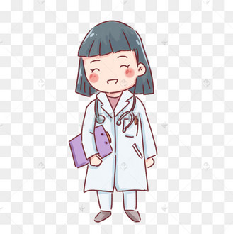 卡通医疗儿科可爱亲切温柔女医生形象
