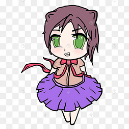 二次元动漫手绘图片-二次元动漫手绘图片素材免费下载-千库网