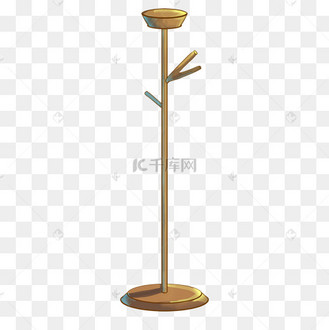 黄色立体衣架插图