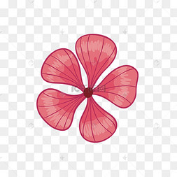 卡通可爱的五瓣花矢量素材下载 png下载eps手绘夜晚的精灵矢量图下载