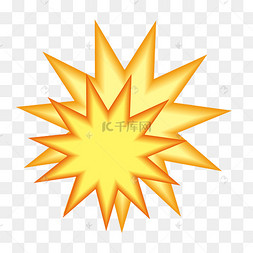 卡通光芒四射
