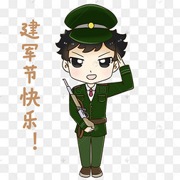 敬礼表情