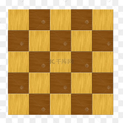 卡通格子木质地板