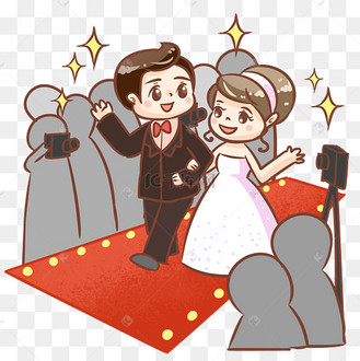 电影节黑色卡通艺术字