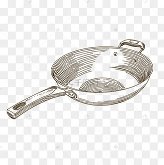 线描手绘黑色厨电厨具psd分层主图背景