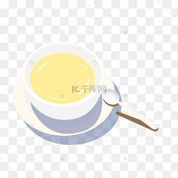 手绘卡通美味姜撞奶