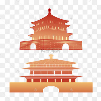 西安城市图片_西安城市设计图片素材大全-千库网