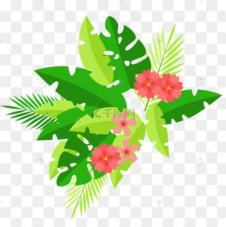 花团矢量插画png