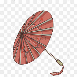 png下载psd古风伞卡通手绘下载 png下载psd卡通油纸雨伞免扣下载 png