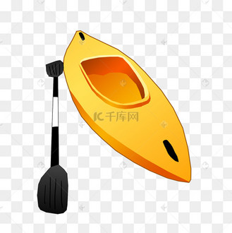 卡通气垫艇矢量图下载
