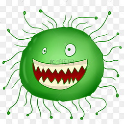 绿色拟人细菌