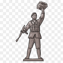 黛克瑞草莓革命烈士董存瑞插画虎年老虎虎头动物瑞虎猛虎寅虎红色革命