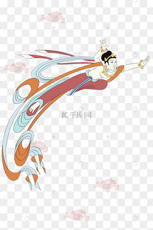敦煌壁画飞天仙女