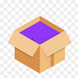 快递盒子卡通