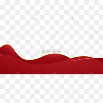 ppt红色波浪线图片
