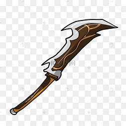 黑色锋利大刀复古