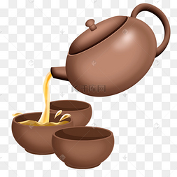 茶壶倒水