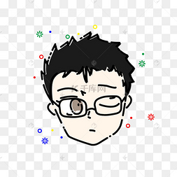 帅气男生卡通头像