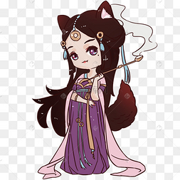 古风q版人物聊斋