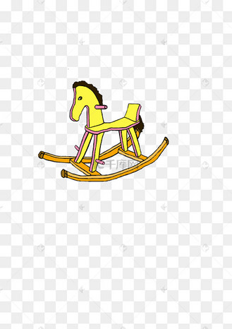 儿童节玩具摇摇马卡通元素下载