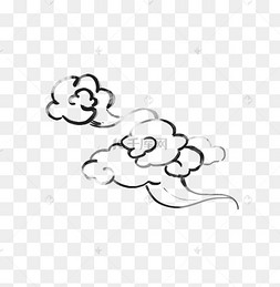 牡丹花中国风水墨云中式中国风云彩流云国潮中国风唐朝唐风唐代古建筑