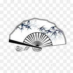 古风中国风折扇手绘风