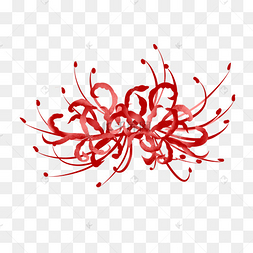 古风水墨彼岸花朵