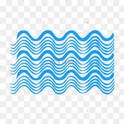 水花标志简约浪花免抠矢量下载 png下载ai蓝色手绘通用波浪线底纹下载