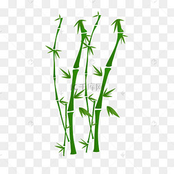 卡通精美清新竹子