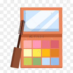 眼影盘卡通