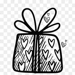 卡通手绘礼物设计素材