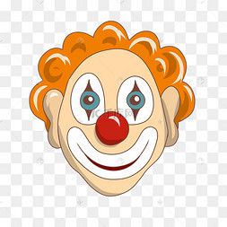 可爱红鼻子小丑