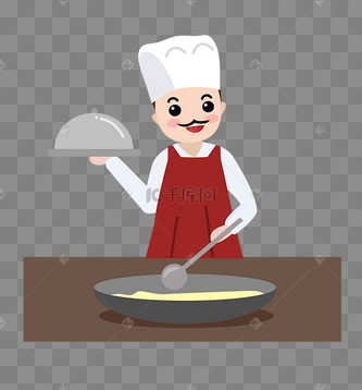 矢量厨师卡通图片_矢量厨师卡通设计图片素材大全-千库网