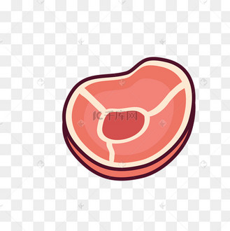 猪肉矢量插画png
