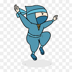 日本忍者卡通日本传统的忍者柠檬忍者卡通人物表情包卡通日本传统蒙面