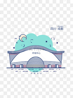 城市图标扁平化