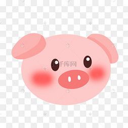 卡通猪头png下载