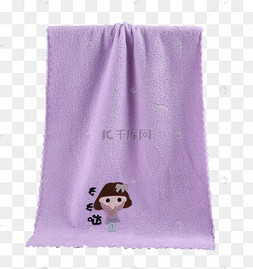 卡通图案全棉全棉印花毛巾