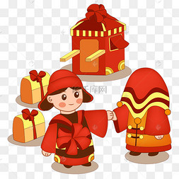 古典婚礼上花轿