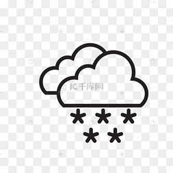 卡通下雪天气图片-卡通下雪天气图片素材免费下载-千库网