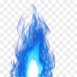 燃烧的拳头蓝色