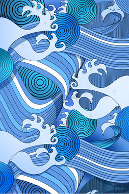 下载 png下载ai手绘水花标志简约蓝色浪花免抠矢量下载 png下载psd