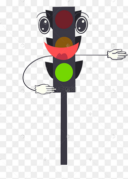 指挥交通的红绿灯