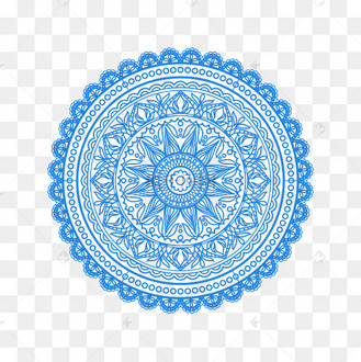 矢量手绘民族花纹