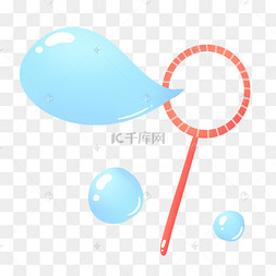 手绘可爱泡泡