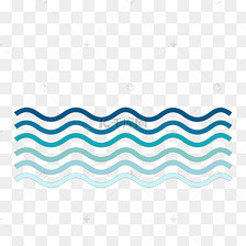 卡通手绘水面浪花海面波浪