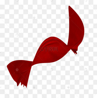 折叠的红色红布