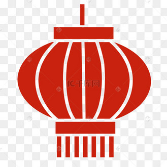 灯笼节日素材春节剪影